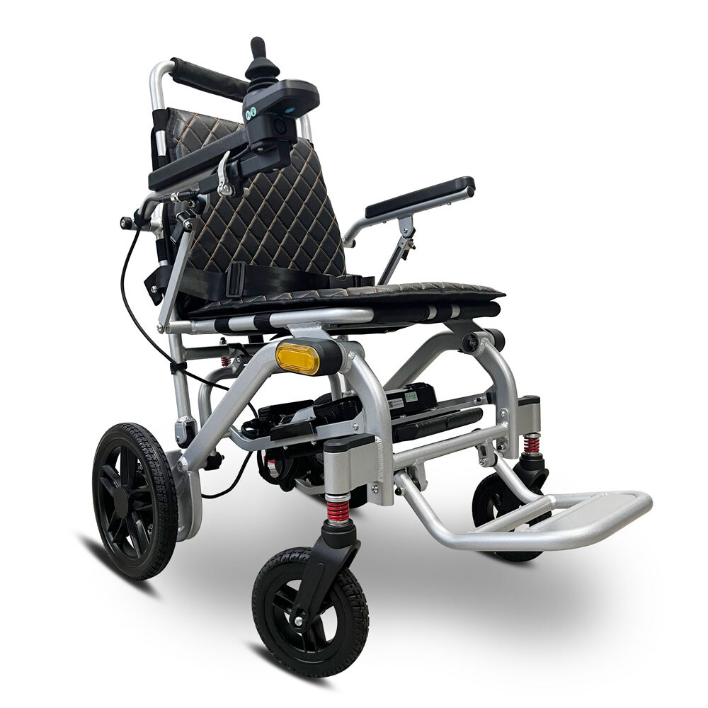 KSM-603 Hot selling portable lightweight foldable power wheelchair folding electric wheelchairs for the disabled