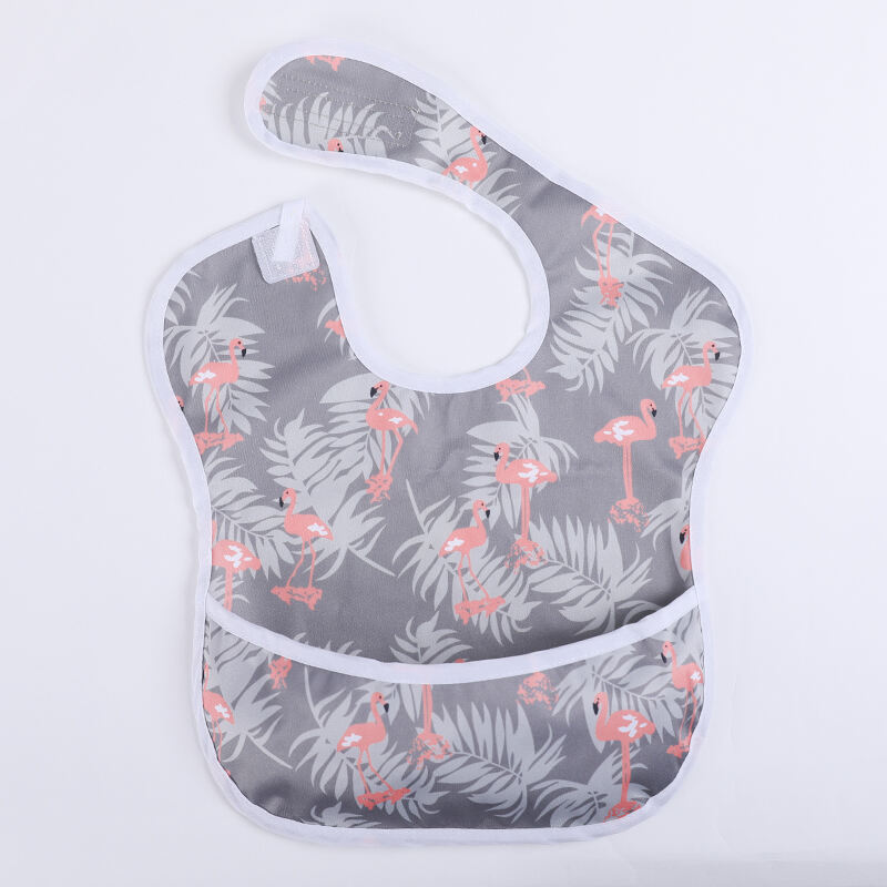 Infant Custom Printed Baby Apron Bib Weaning Smock Bib supplier