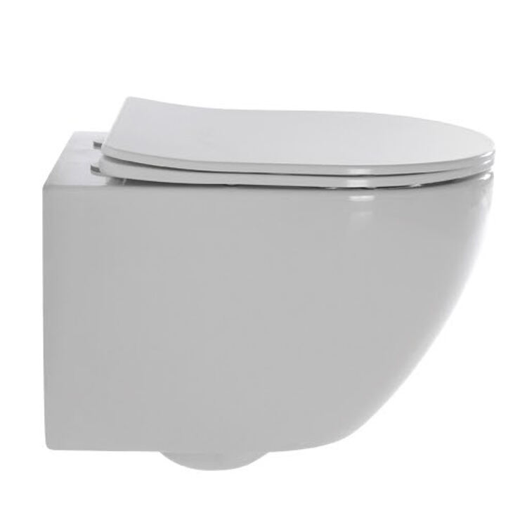 sanitary ware modern designed p trap wall mounted toilet bowl  wall hung toilet wc for bathroom supplier