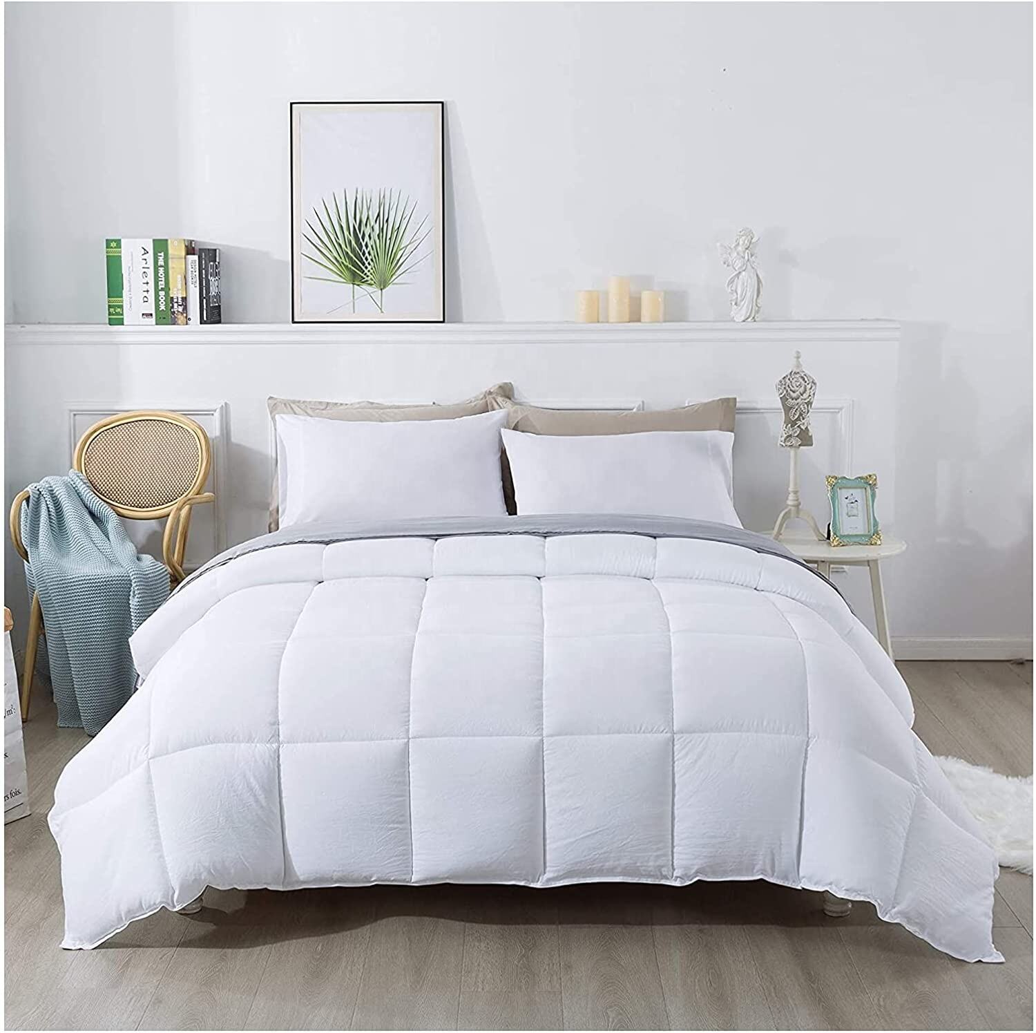 Nordic Style INS Best Selling Wholesale Luxury 100% Cotton Waffle Jacquard  4 pieces Hotel  Bedding Set details