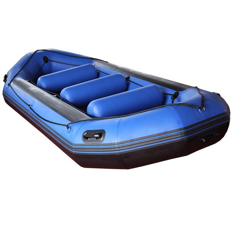 3.8m Whitewater Raft Self Bailing With Bottom Strengthened With Rubbing Plates Rafting Boats supplier