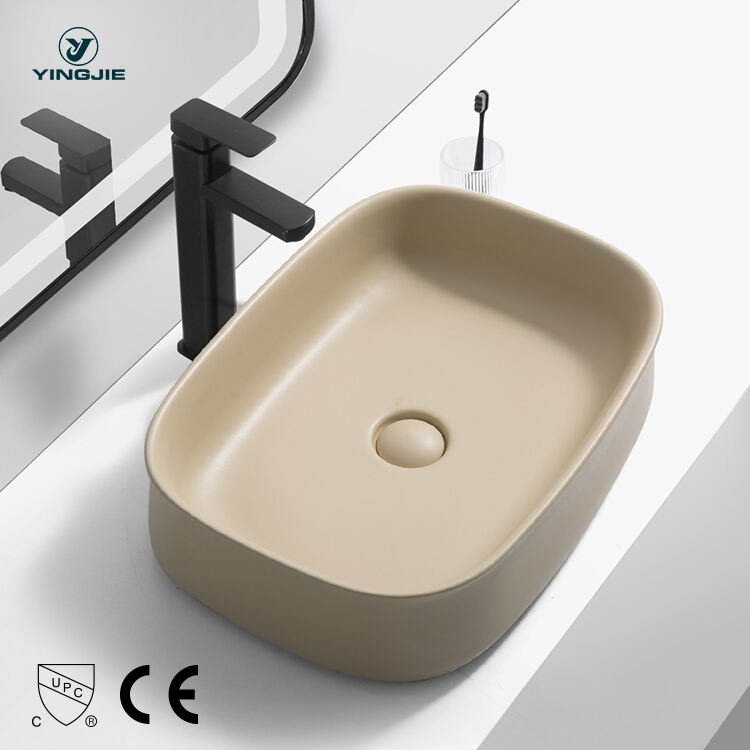 waschbecken bathroom ceramic modern vessel sink sanitary wares art hand wash countertop basin for bathroom supplier