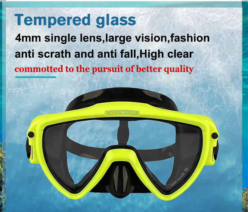 ALOMA 2024 new Fashion snorkel set diving mask and Dry snorkel with swim Flipper Fins and diving light with bag supplier