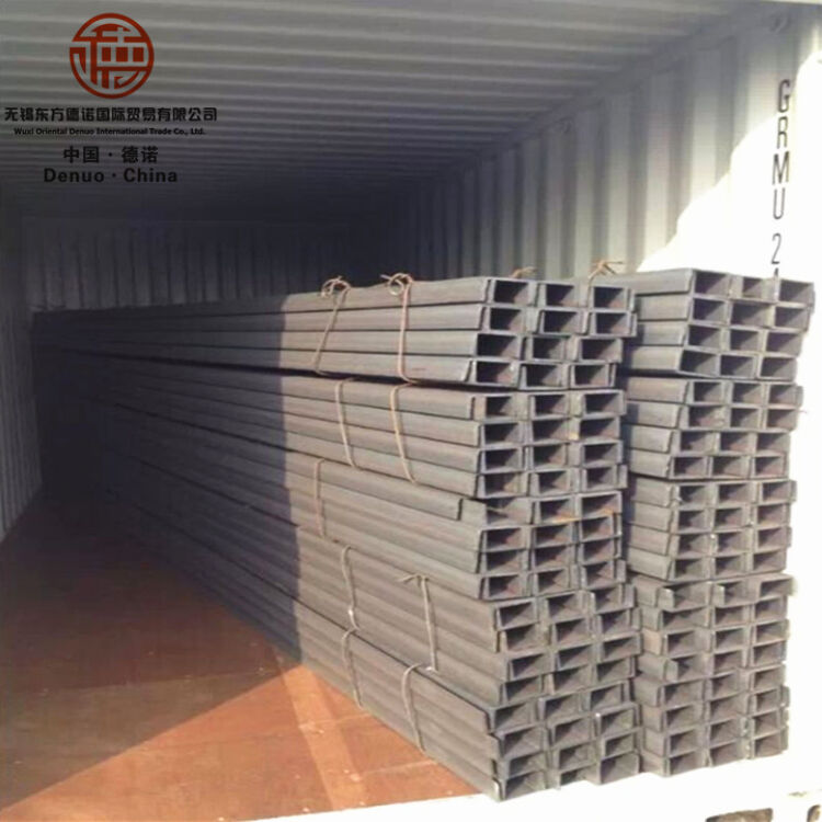 China Manufacturer EN DIN ASTM JIS Carbon Steel SS400 A36 U C-shaped Channel Steel supplier