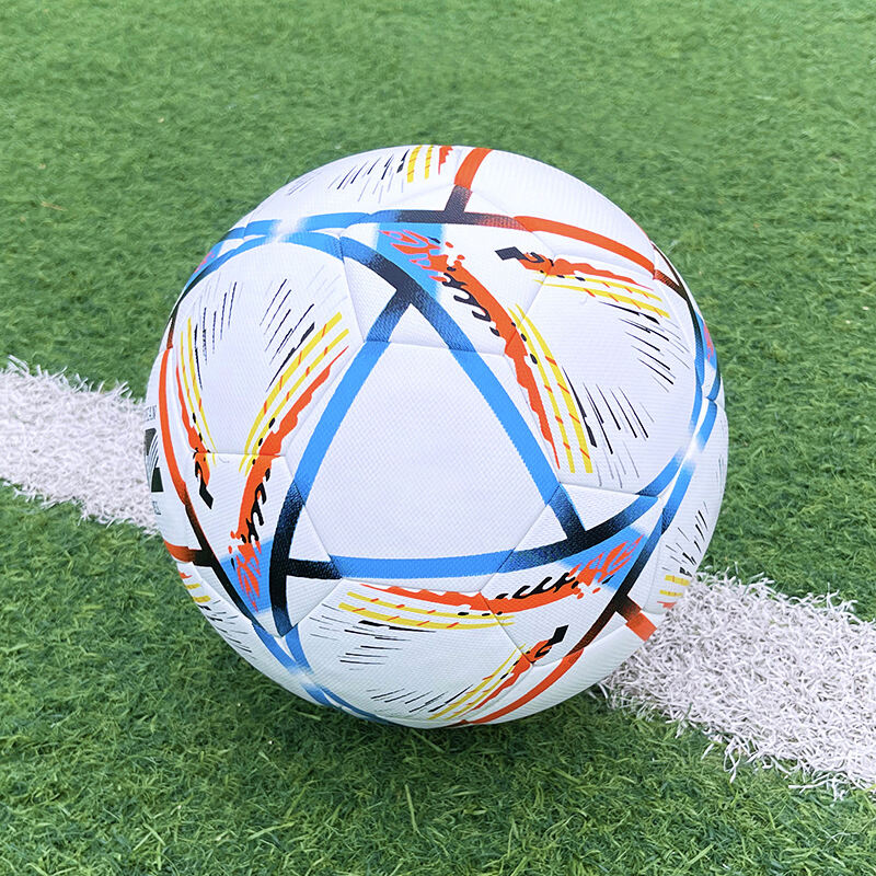 カスタムロゴマッチトレーニングPVCサッカーボールbalones de futbolプロサッカーボールサイズ5 4公式試合工場