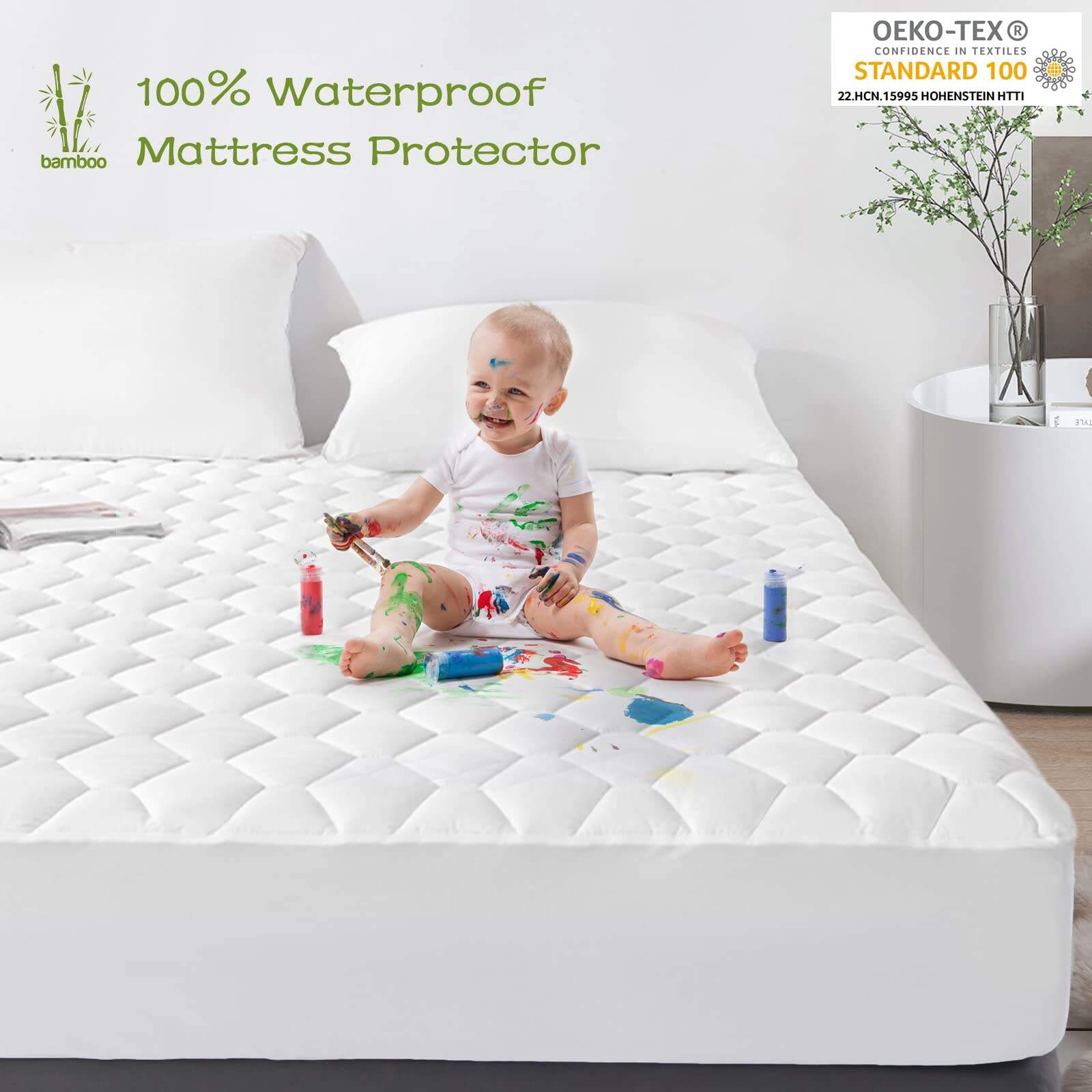 OEM Hypoallergenic Fitted Waterproof Bed Cover factory