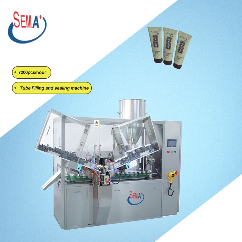 Factory price tube filler machine cold hydrogel dressing gel plastic alu Composite pipe filling sealing machine