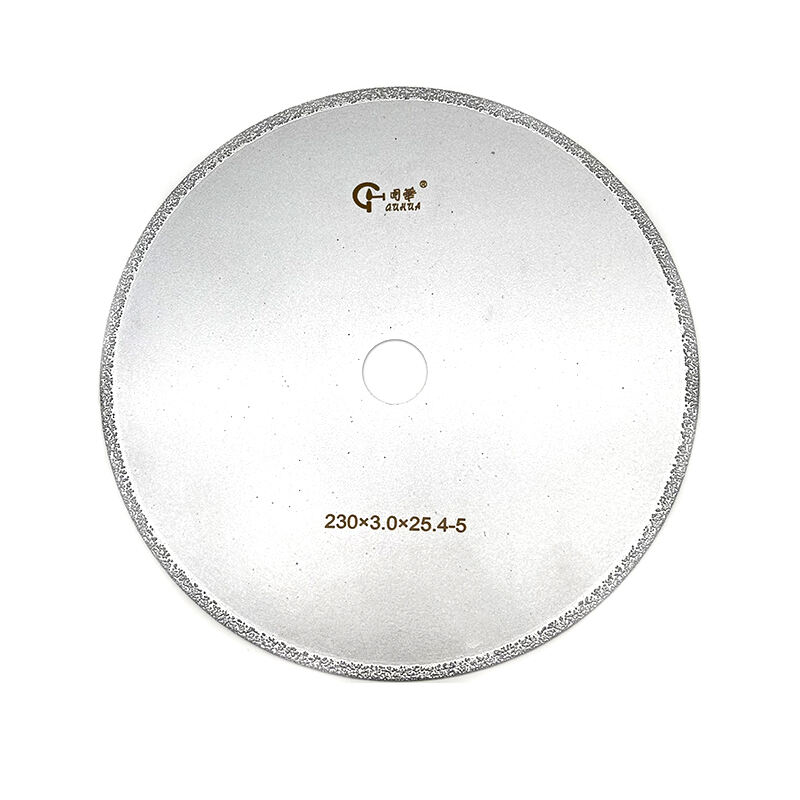 GuHua 230mm Factory Custom Vacuum Brazed Cutter Diamond Grinding Saw Blade Diamond Cutting Disc for Metal Steel manufacture