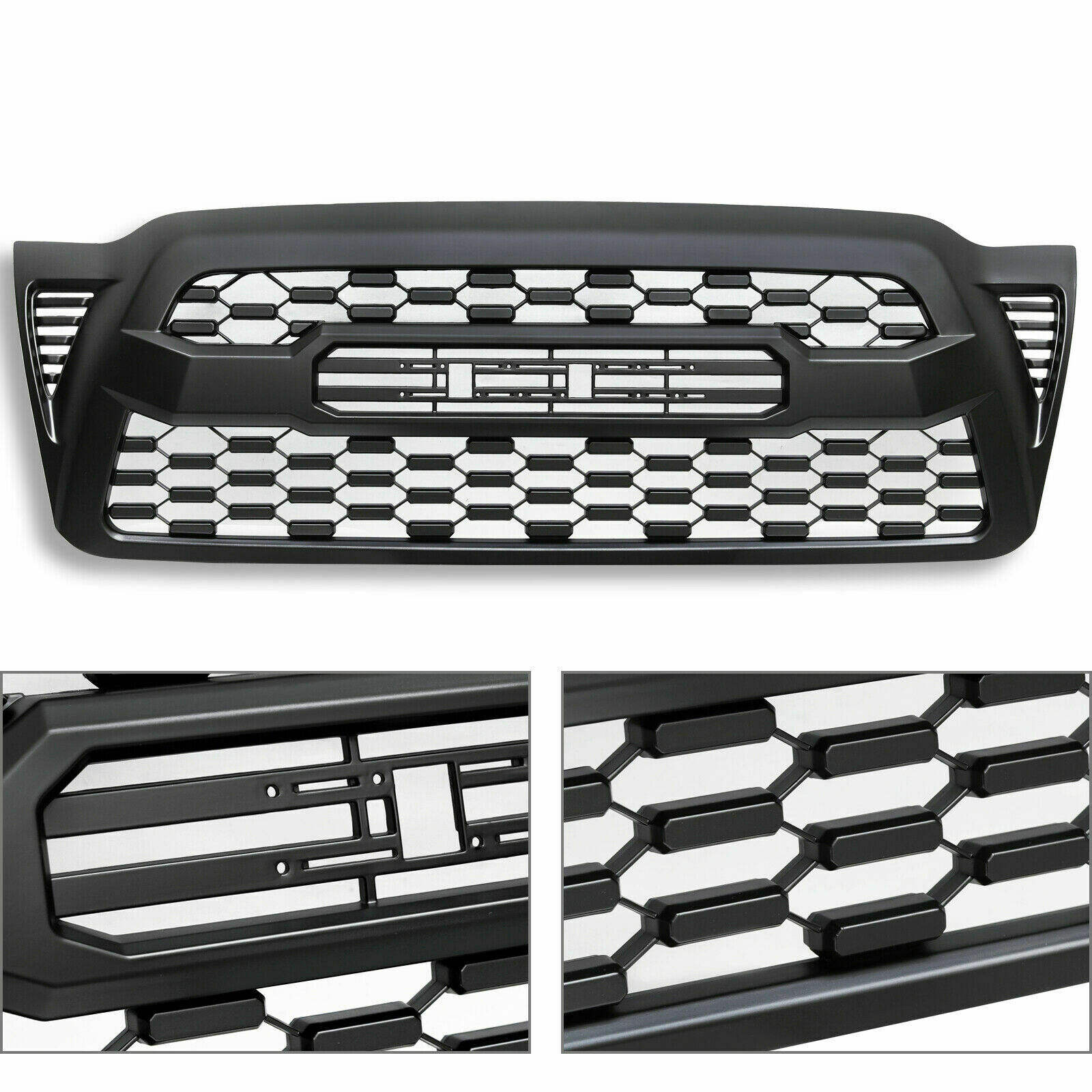 Spedking 2005-2011 accessories 4x4  body kit parts  TRD front bumper grille grill with light for toyota tacoma 05