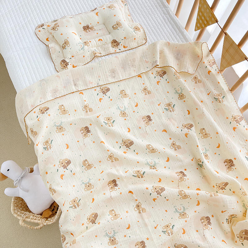 Super Soft Breathable 100% Cotton Swaddle Baby Muslin Blanket supplier