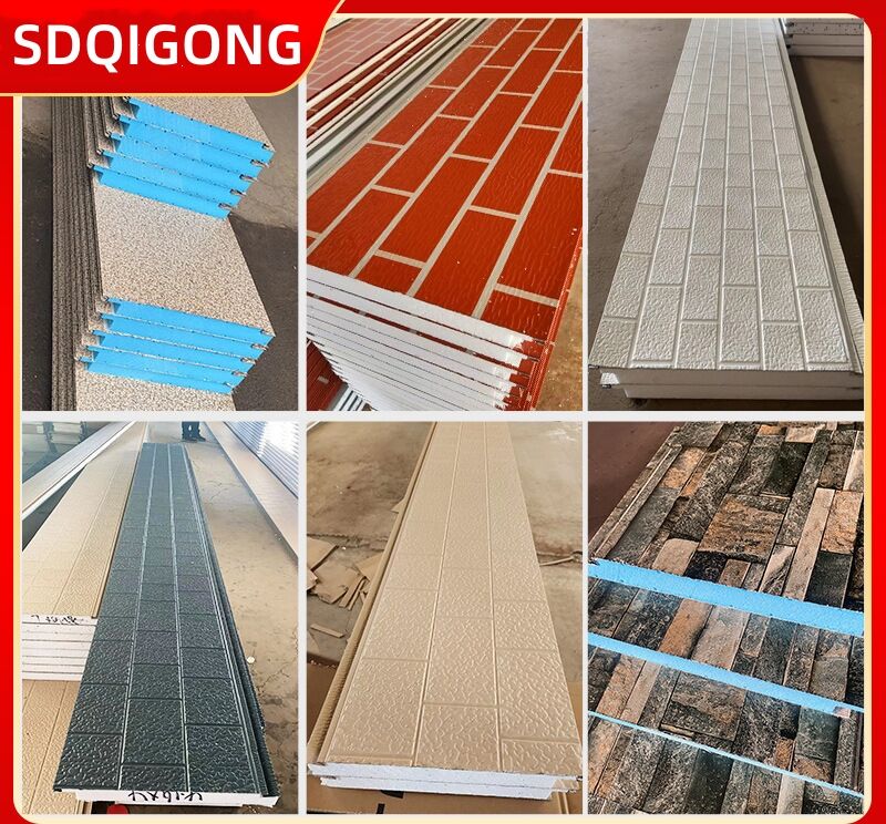 Eco-friendly Exterior Wall Facade Decoration and Insulation EPS Foam Integrated Panel Outdoor Metal Carved Wall Siding manufacture