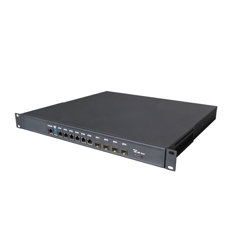 Piesia 1U rackmount bediener onderstel 6lan 4*sfp 10g intel 12/13th lga1700 h610/h670/q670 2*ddr4 industriële router firewall PC-FA-6106s