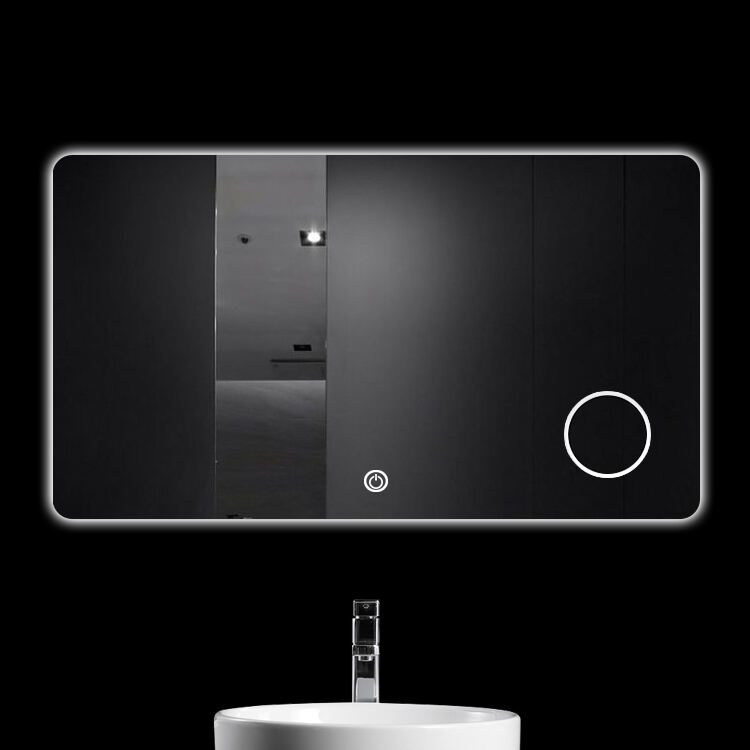 ETL CE SAA Bathroom Backlit Switch Touch Screen Mirror Light LED Illuminated Wall Mounted OEM Smart Mirrors details