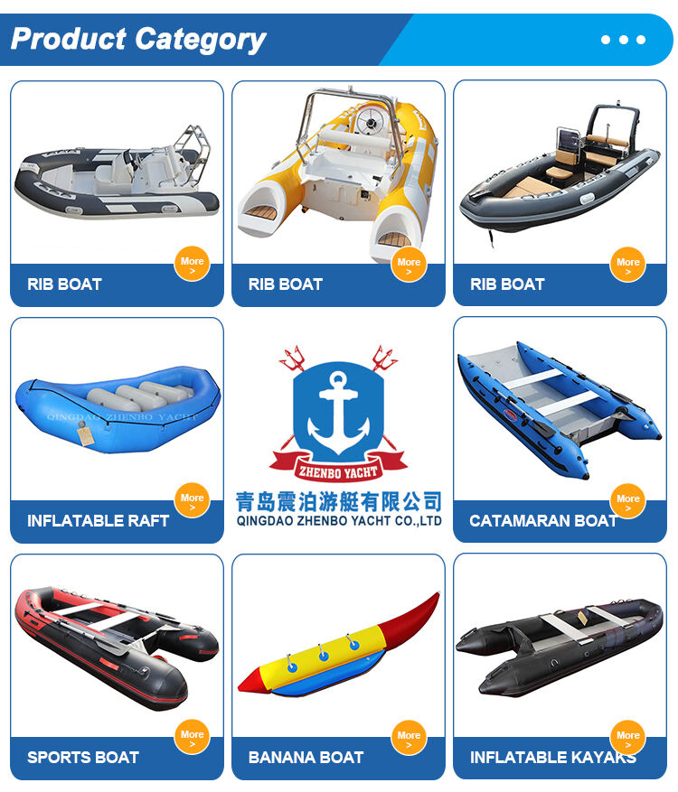 High Speed 360cm Folding PVC Inflatable Boat Rescue Boat Rubber Rowing Boats with aluminium floor for sale details