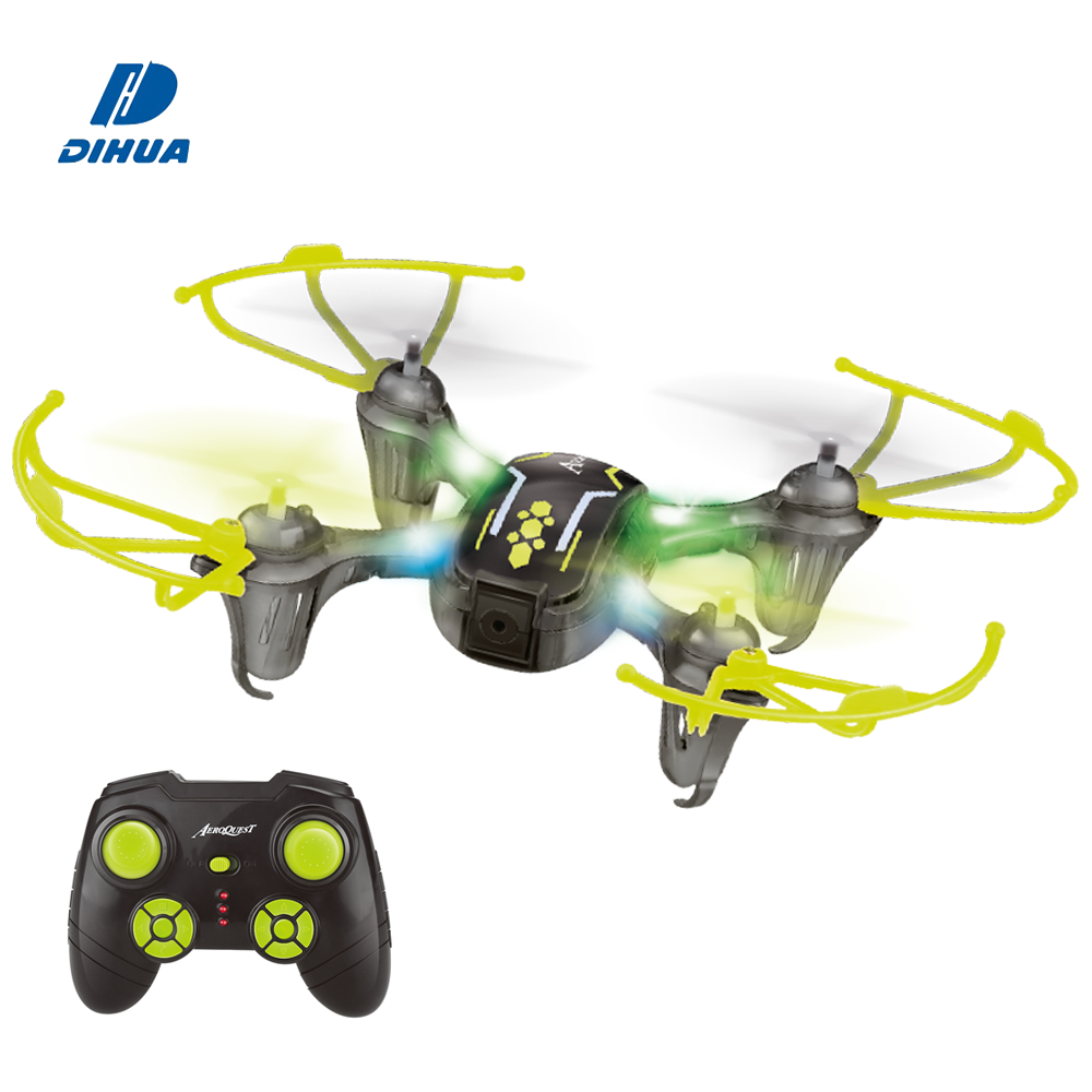 AEROQUEST - 4.5ch 2.4G RC Drone with Auto Hovering Kids Drones and Led Lights One-Press Automatic Return , Outdoor Indoor Play