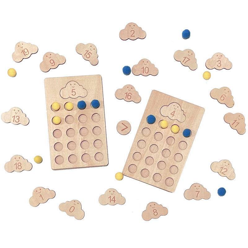 Unisex Wooden Children's Digital Cognitive Board Puzzle Aged 5-7 Years Paired with Teaching Aids factory