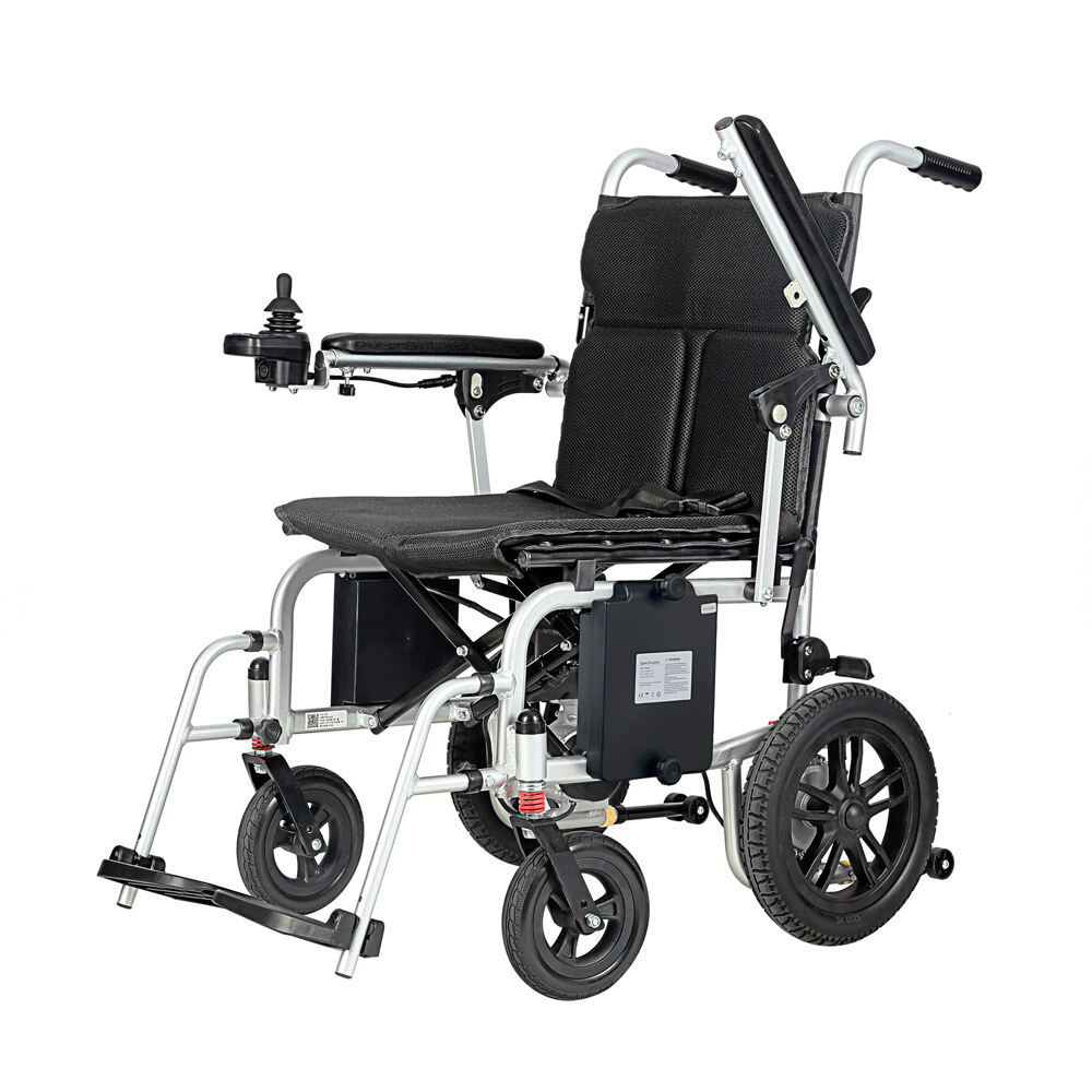 Ksm-509 Disabled Foldable Power Lightweight Only 16.5 Kgs Electric Wheelchair Remote Wheel Chair with Lithium Battery