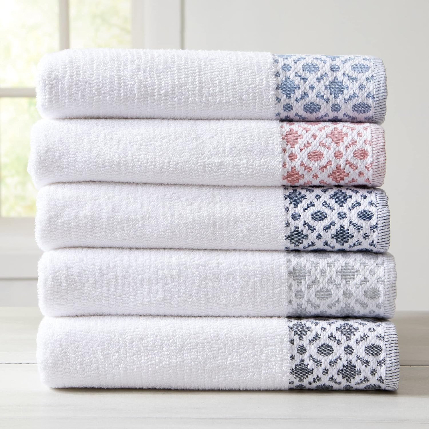 Soft Absorbent 100% Cotton LOGO Customizable Luxury High-quality 550GSM Bath Hand Towels Sets for Adult Home Hotel use details