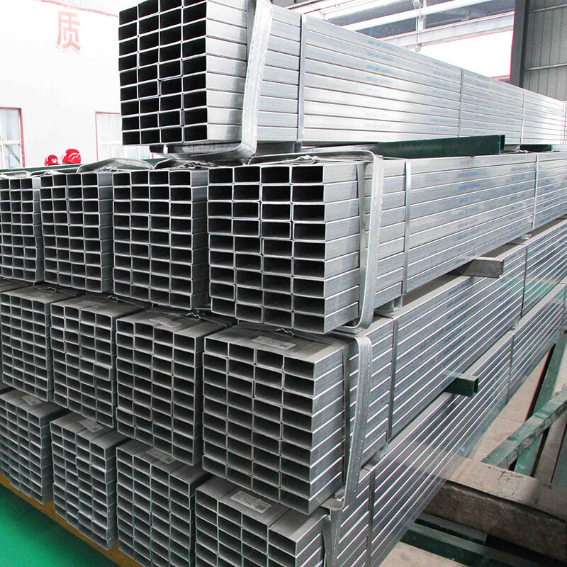 Low Price 40x40 Galvanised Box Section 40x40x3mm Galvanized Square Steel Tube Galvanized Steel Pipe factory