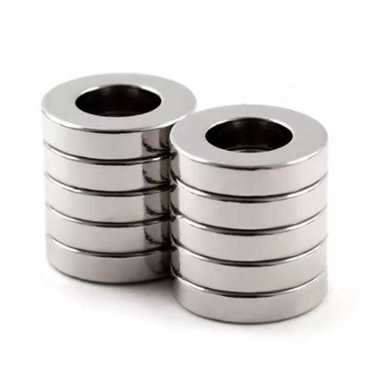 Direct Selling Strongest Permanent Radial Oriented Sintered Rare Earth Ring Magnets N52 Magnetic Circle Ring Neodymium Magnet supplier