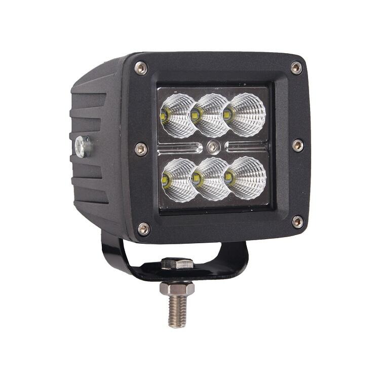 3 Inch 18W  Cube Pods Spot  LED Work Light For Offroad Jeep Pickup Truck