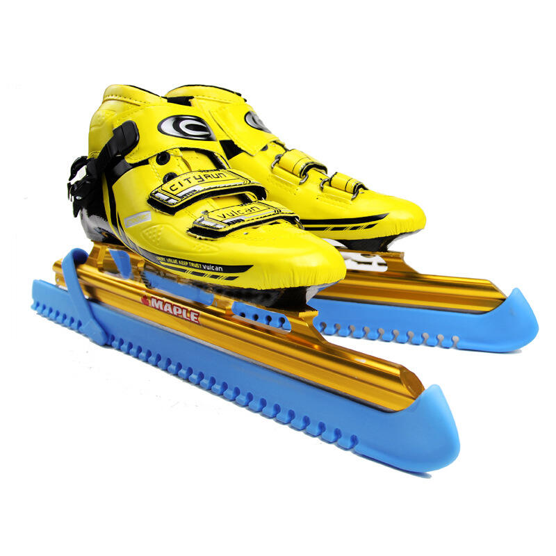 Vente en gros de haute qualité lame de patin à glace housse de protection garde PVC patins à roulettes personnalisés Y6 chaussures 7 numéro taille A6 240 G fabrication