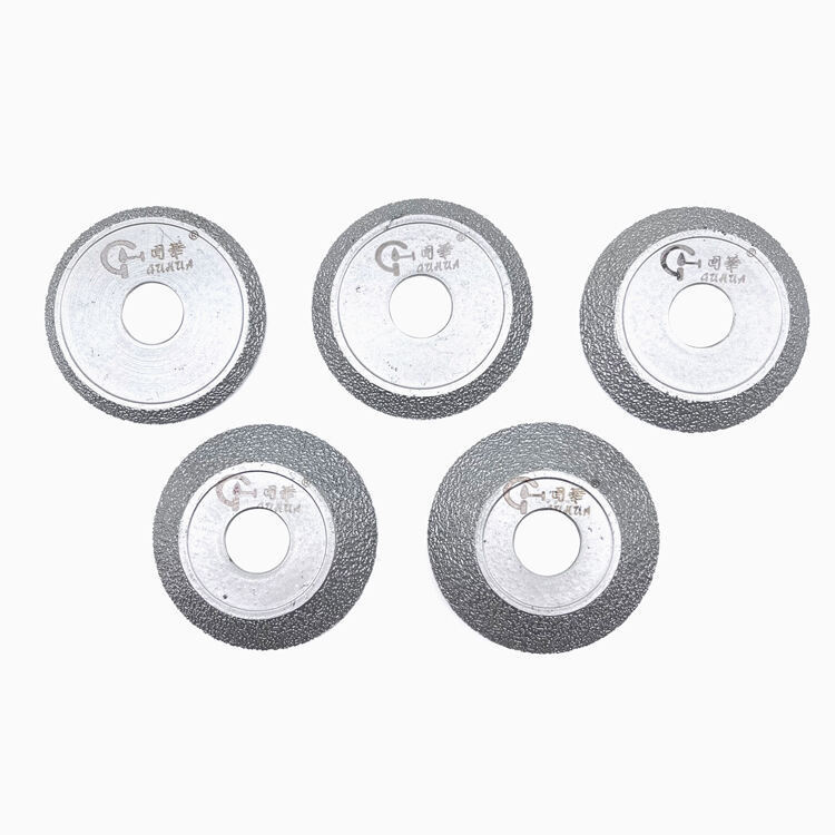 GuHua Best Selling Power Tool Accessories Hardware Tool Stone Vacuum Brazed Diamond Grinding Wheel Profile Wheel details