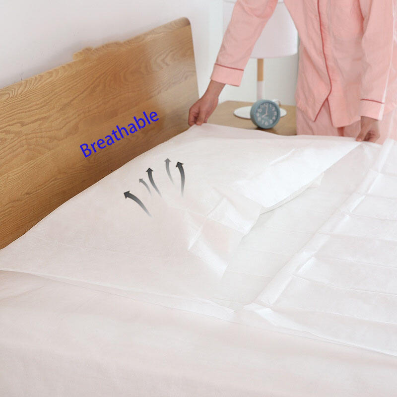 Eco-friendly Hotel Disposable 3 Products Bedding Set details