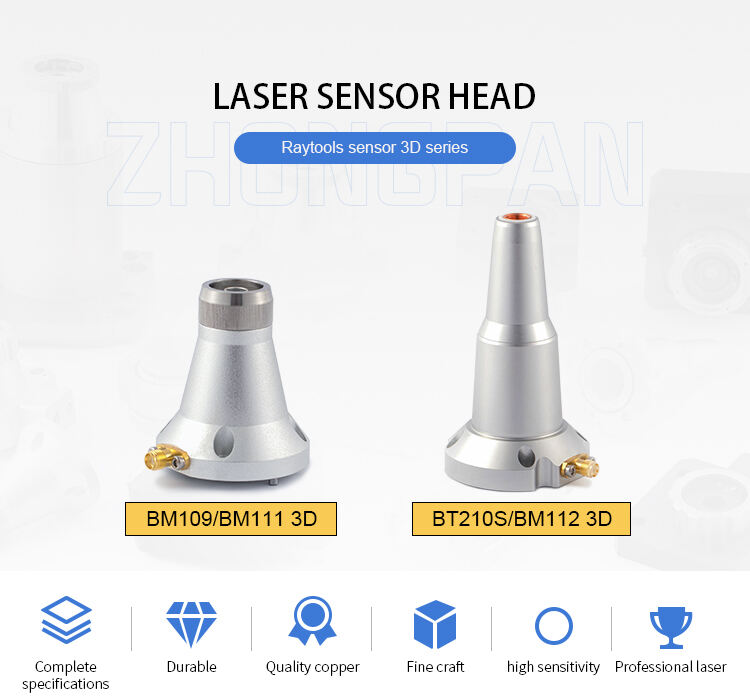 ZP  fiber laser nozzle connector  BT210s/BM112 3D/BM109/BM111 3D laser head capacitive sensor for laser cutting head factory