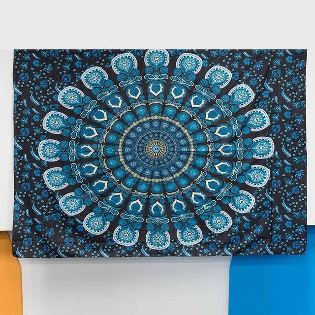 Mandala India Style Tapestry Wall Hangings Cloth Boho Beach Towel Bedroom Decor tapestry supplier