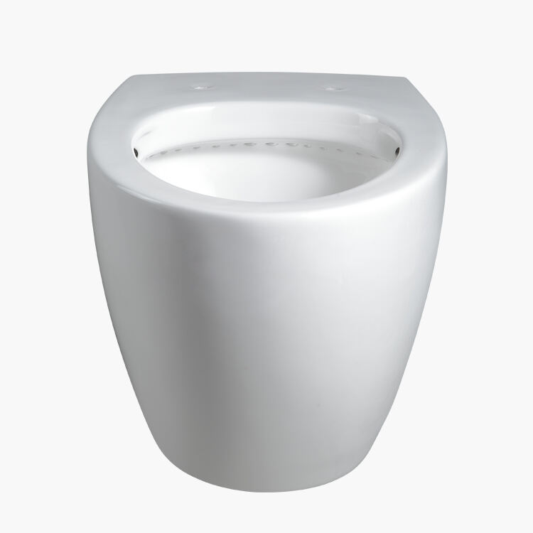 Watermark quality water saving european bowl ceramic sanitary ware wall hung toilet details