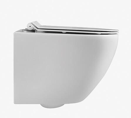 CE Rimless Sanitary Wares Wc Commode Toilet Bowl White Set Bathroom Europe Style Ceramic Wall Hung Toilet supplier