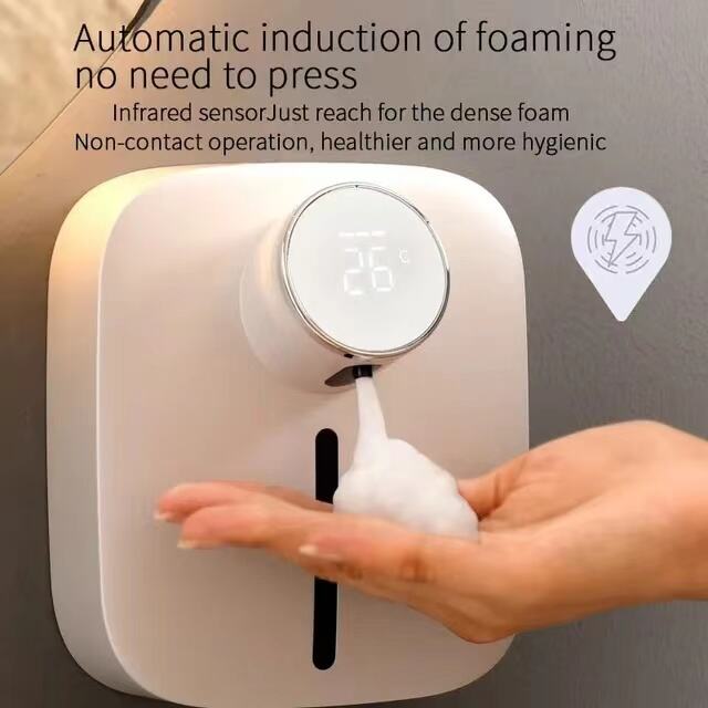 Automatic Foam Soap Dispensers For Bathroom Smart Washing Hand Machine With USB Charging Three Colors High Quality ABS Material factory