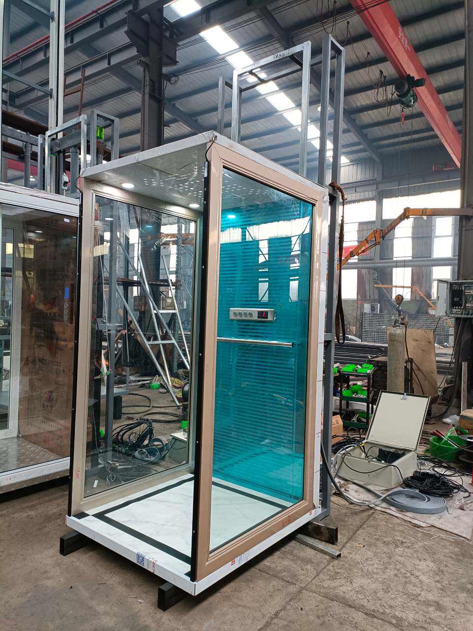 2-5 Floors 400Kg~2000Kg Cheap Home Mini Lift Electric Hydraulic Home Elevator manufacture