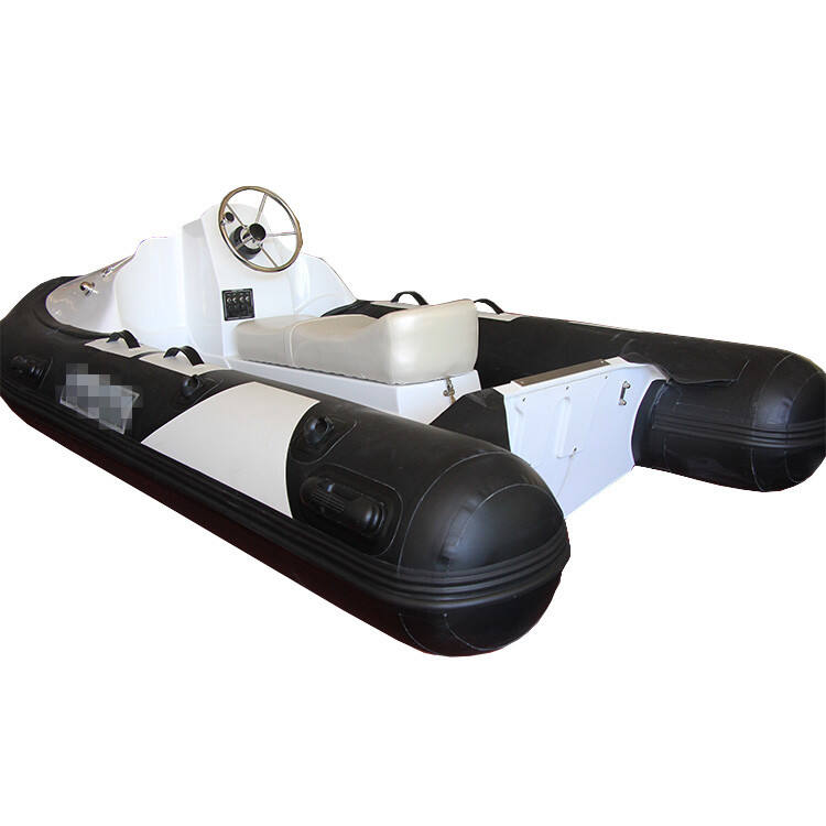 Fiberglass 3.5m Inflatable Jet Ski Speed Boat 350 With Motor supplier