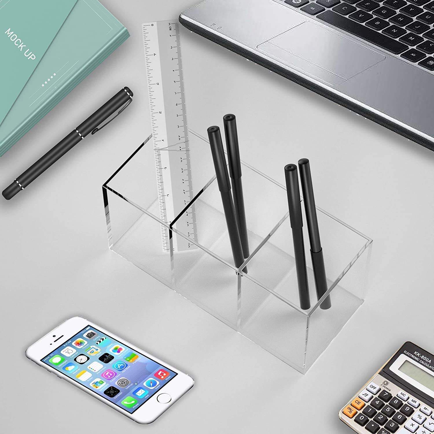 Factory Direct Sales customized various styles school office acrylic pen holder factory