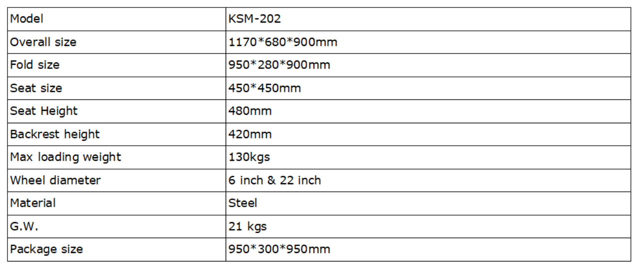 KSM-202A CE approve cheap price medical equipment Manual wheelchair folding wheelchair wheel chair for disabled manufacture