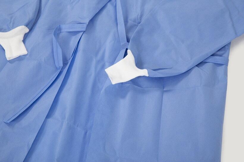 Medical consumables sterile non woven disposable surgical gown (Thailand factory) manufacture