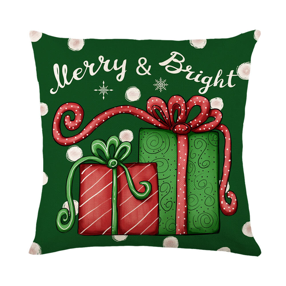 Christmas 45*45 cm square throw home decorative 2022 customize pillow cushion cover supplier