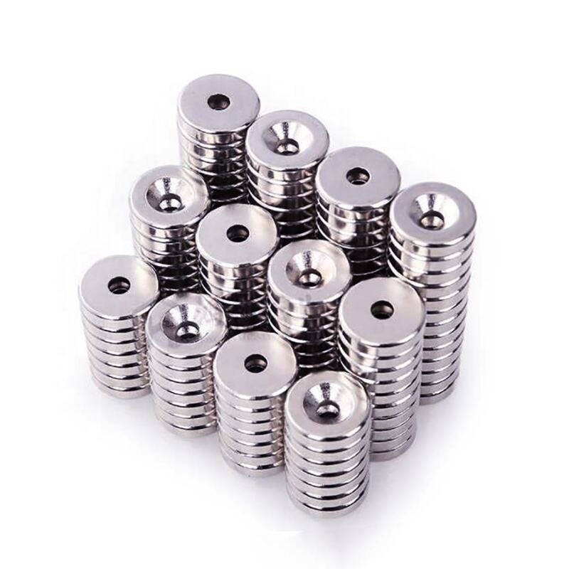 Round Disc Countersunk Screw Neodymium Magnet factory