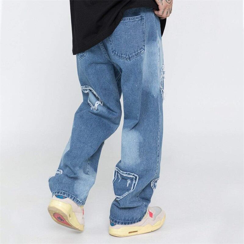 Diznew Custom Jeans Waistband Spandex / Cotton Mid Waist Men's Jeans factory