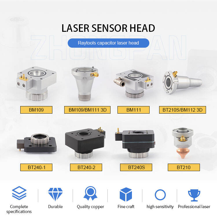 ZP raytools laser head BM109 BM114 BM111 raytools spares raytool sensor laser cut capacitive sensor factory