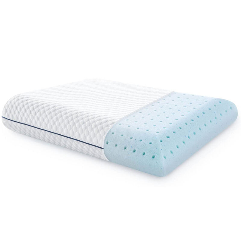 Hot sale Custom home Eco-friendly comfortable Soft Ventilated Gel memory foam pillow