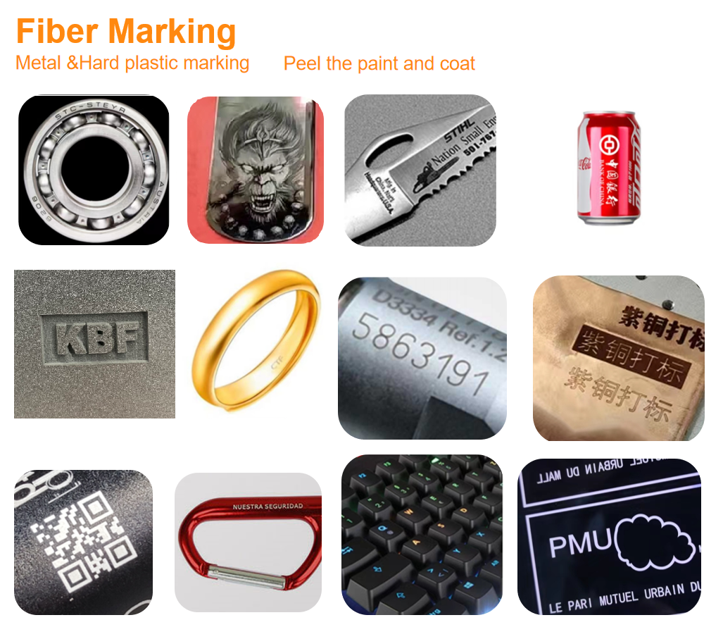 3D Dynamic Marker MCL Metal Fiber Laser 20W 30W 50W 100W Fiber Laser Marking Machine manufacture