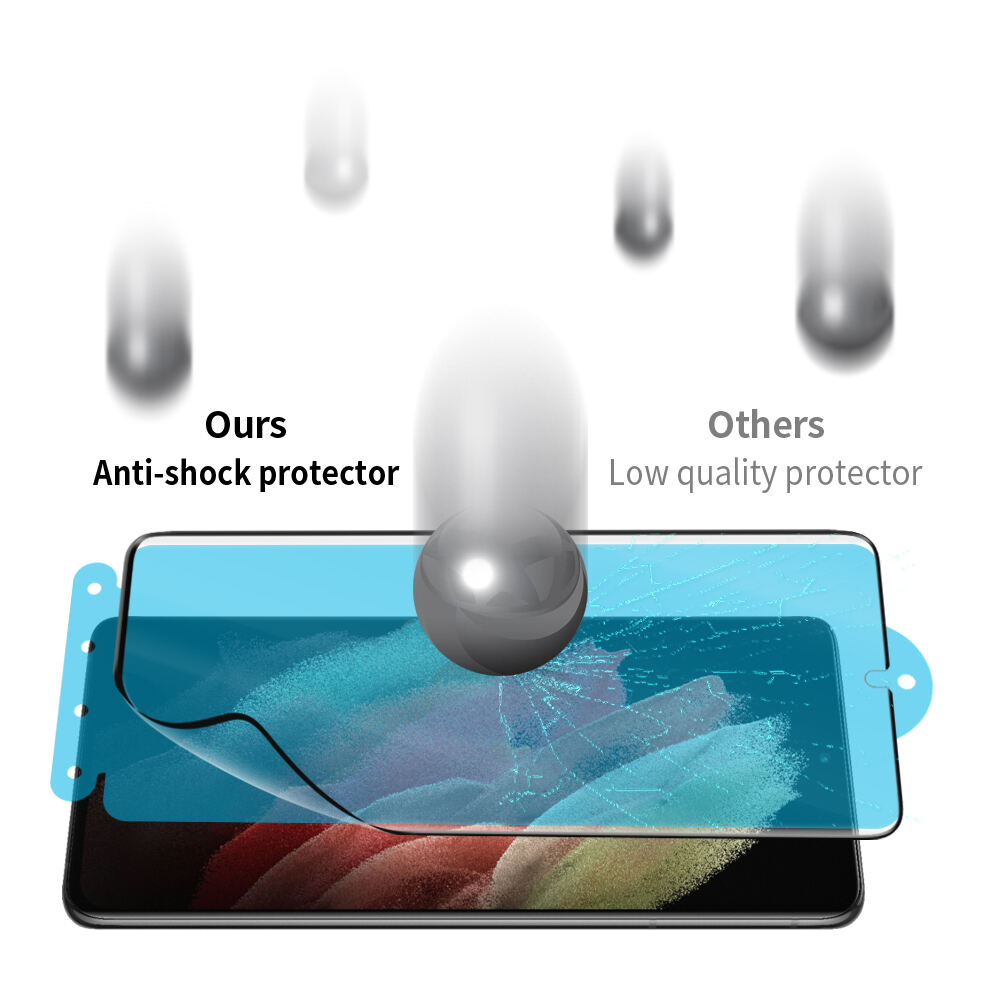 Laudtec GHM081 Easy Tool Auto Install Protector With Installation Frame Tempered Glass For Samsung Galaxy S23 Ultra factory