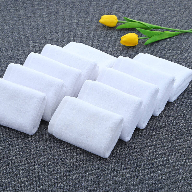 Hot Sale Stock Cheap Price Cotton White Hotel Small Hand Towels details