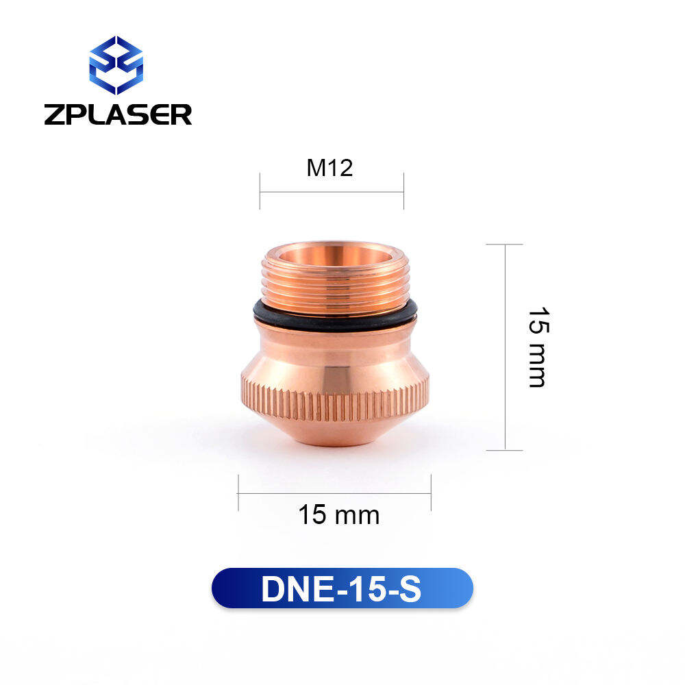 ZP DNE Series Laser Cutting Nozzle Chrome-Plated Single Double Layers Nozzle DNE Laser Cutting Nozzles details