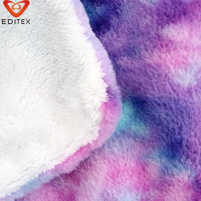 Blanket for gift sherpa Lowest Price PV fleece sherpa double blankets for winter manufacture