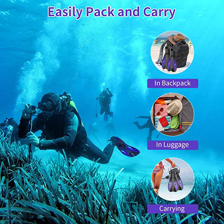 Aloma 2024 Snorkel Set Snorkeling Gear Adults Diving Goggles Mask with Snorkel with fins With Gear Bag factory