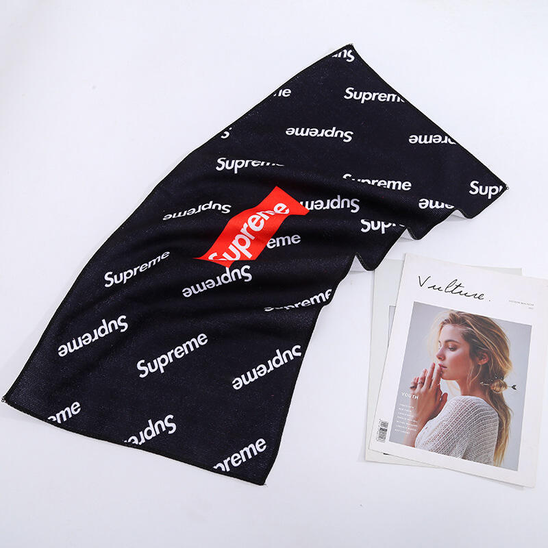 Fashionable Customized Logo Sublimation rectangle printed colorful beach towel details